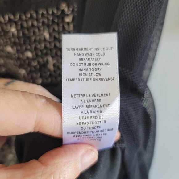 Cleo Petites Black and white mesh evening dress. Like new condition - Picture 11 of 12